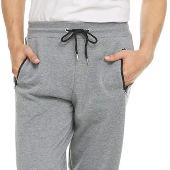 Lightweight 3-Pack Men's Fleece Joggers - Perfect for Sports and Casual Wear